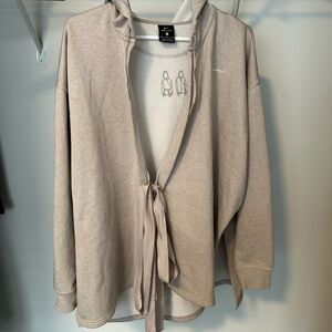 Nike Women's Beige Cardigan Sweater